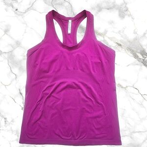 Athleta Women's purple racer back tank size XL